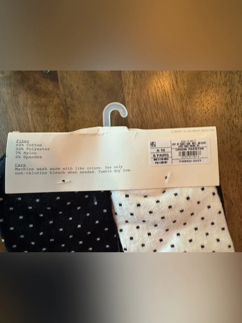 Bundle: new day Floral, Stripe, Polka Dot Socks - 9 Pairs Total